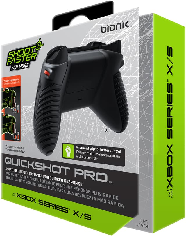 Bionik Quickshot Pro Xbox Series X/S controller-håndtag