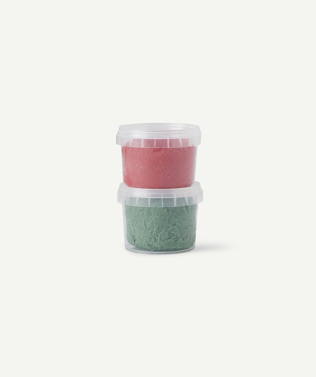 NEOGRUNPÂTE À MODELER VERTE ET ROUGE ENFANT