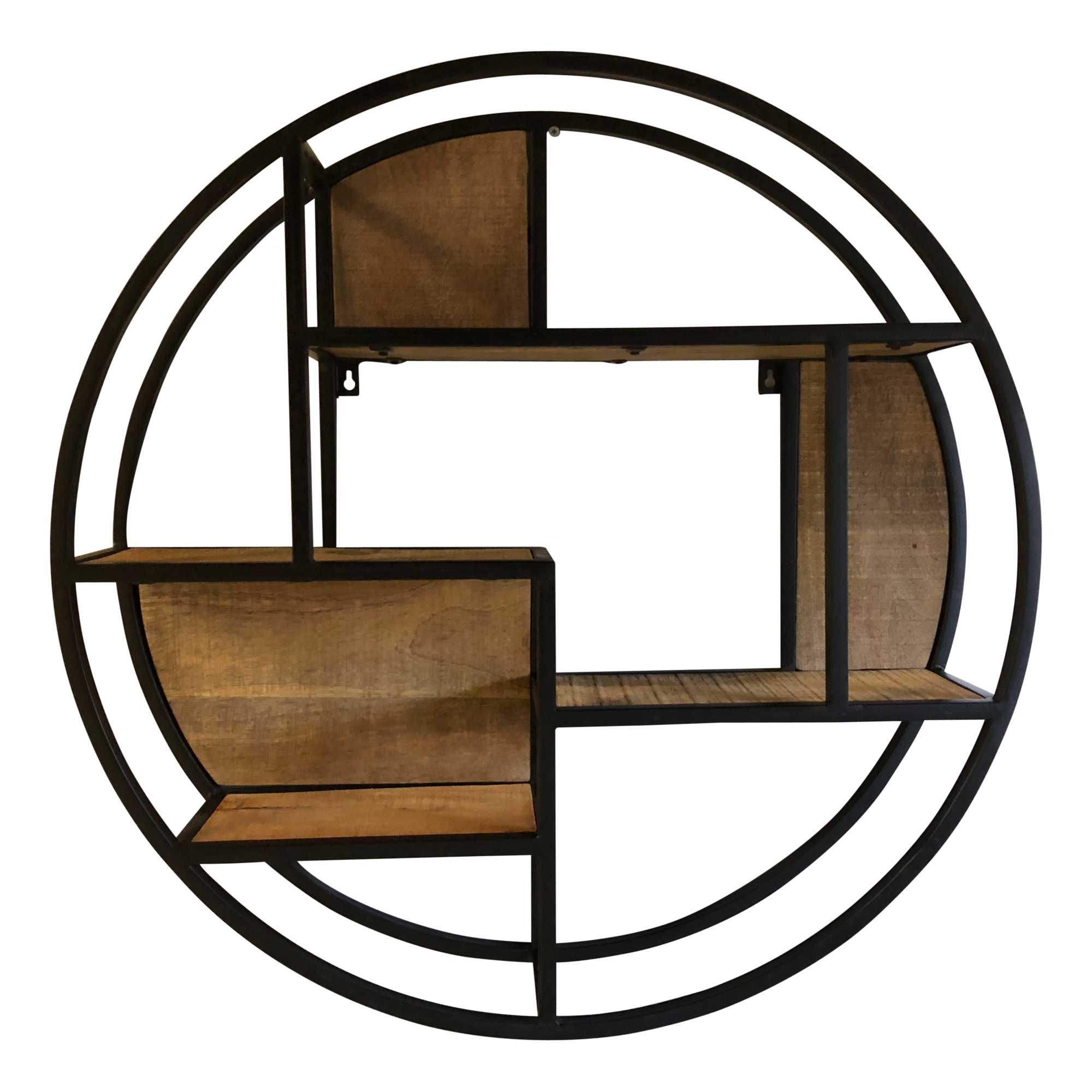 Round wallshelve D80cm black
