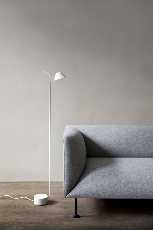 Audo Copenhagen Peek vloerlamp wit
