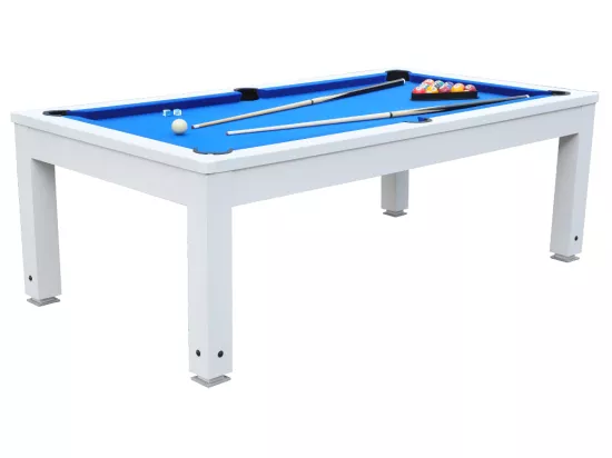 Table transformable - Billard SNOOKER - Hauteur ajustable - 207*114*79 cm