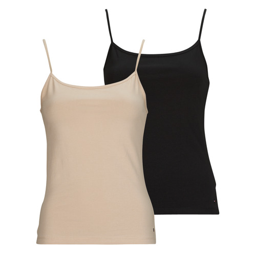 Tommy Hilfiger - CAMI X2 - Noir / Beige