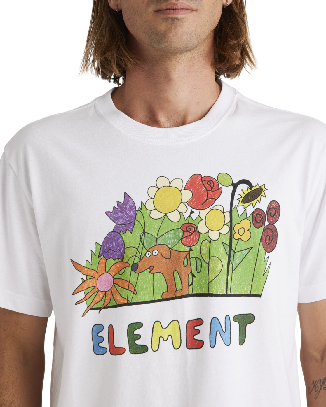 Element LCTXE Flowers SS Optic White