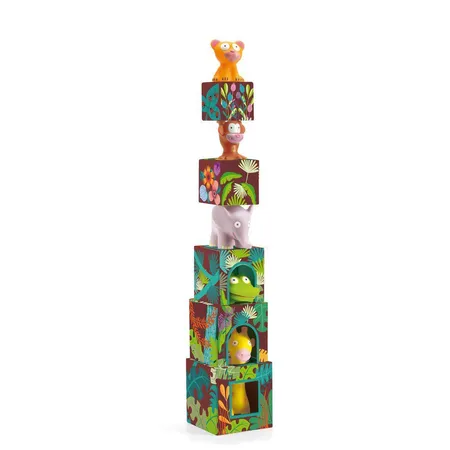 Djeco Stapelturm: Maxi Topanijungle *