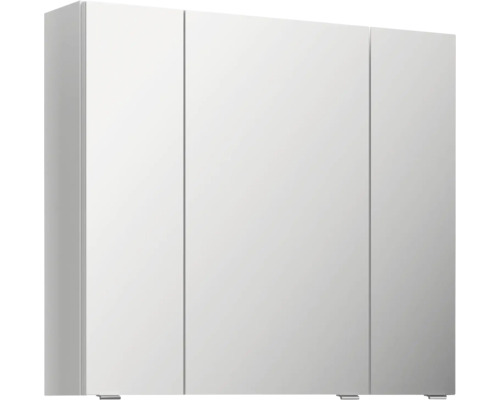 Jungborn spiegelkast VENTITRE 80 x 17 x 70,3 cm wit hoogglans 3-deurs J850.098050