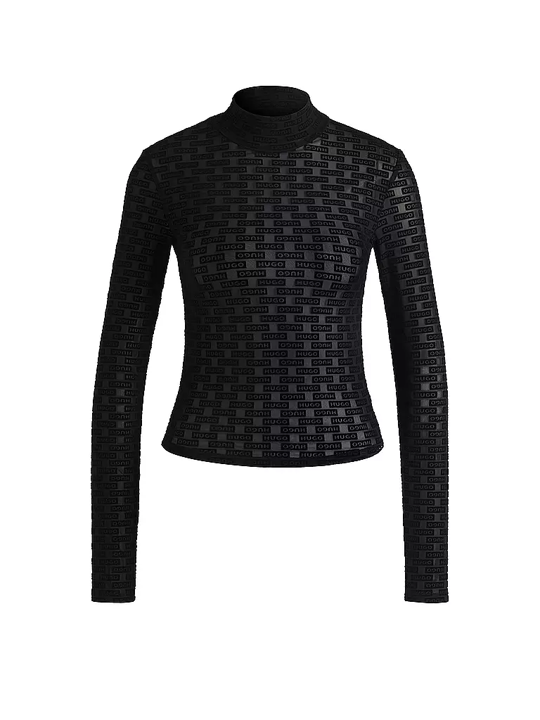 HUGO Langarmshirt DASORI_B schwarz