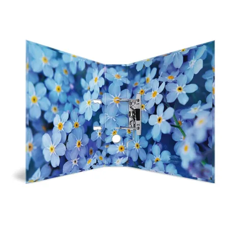 HERMA Motiv-Ordner A4 Blue Flowers