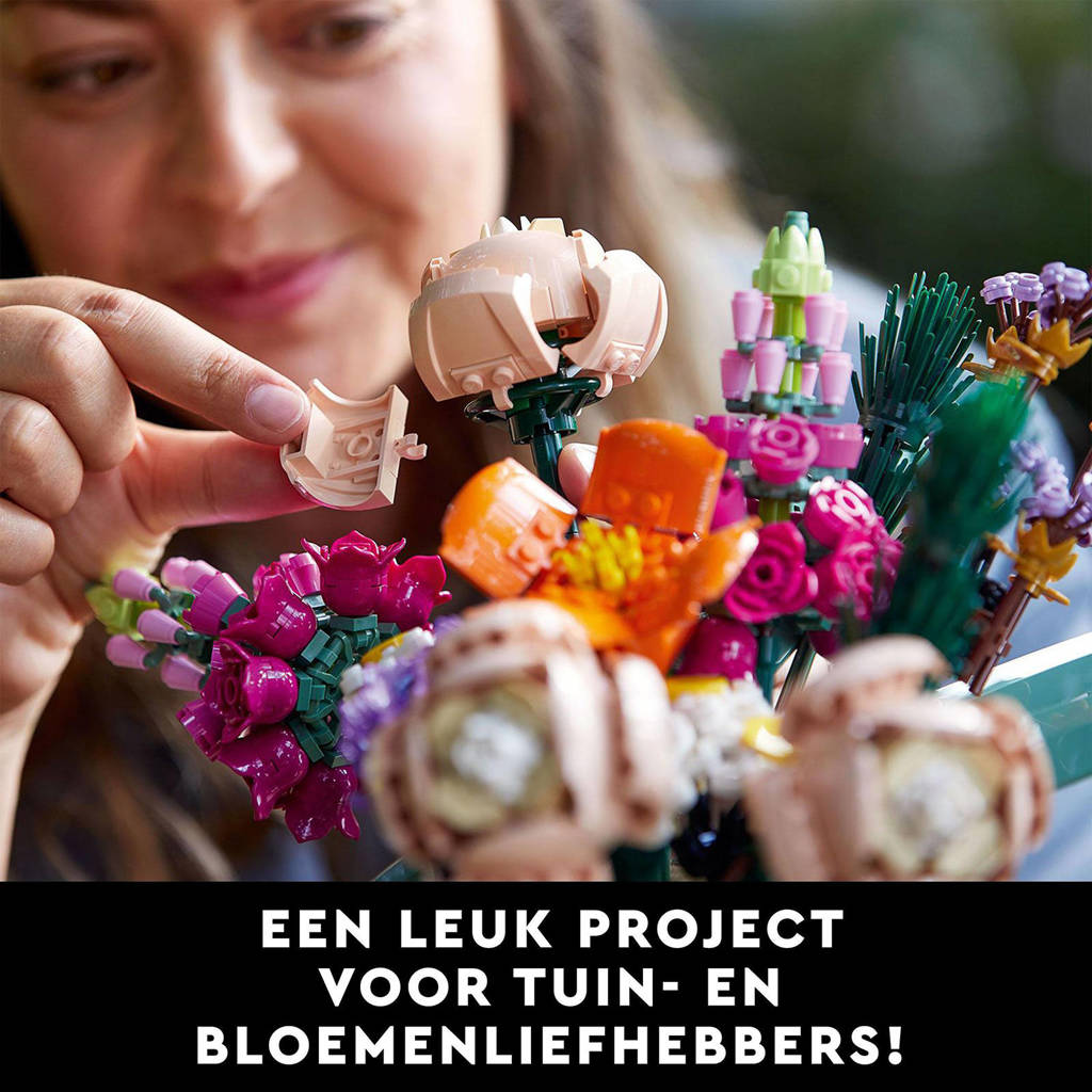 Nice bouquet of flowersBloemenboeket Bouwpakket voor Volwassenen 10280