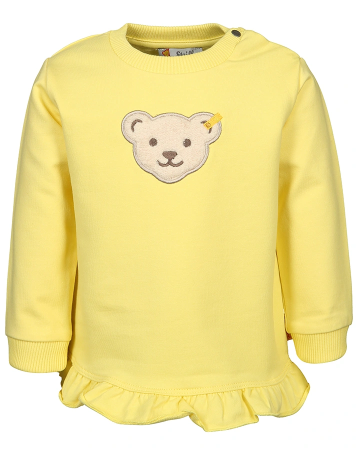 Sweatshirt BABY GIRL – SUMMER DAY in gelb