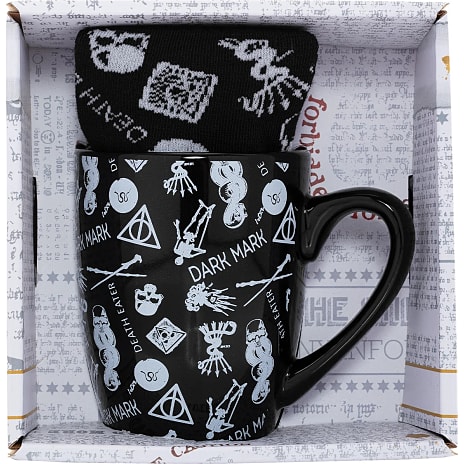 Cinereplicas Harry Potter krus og sokker - sort
