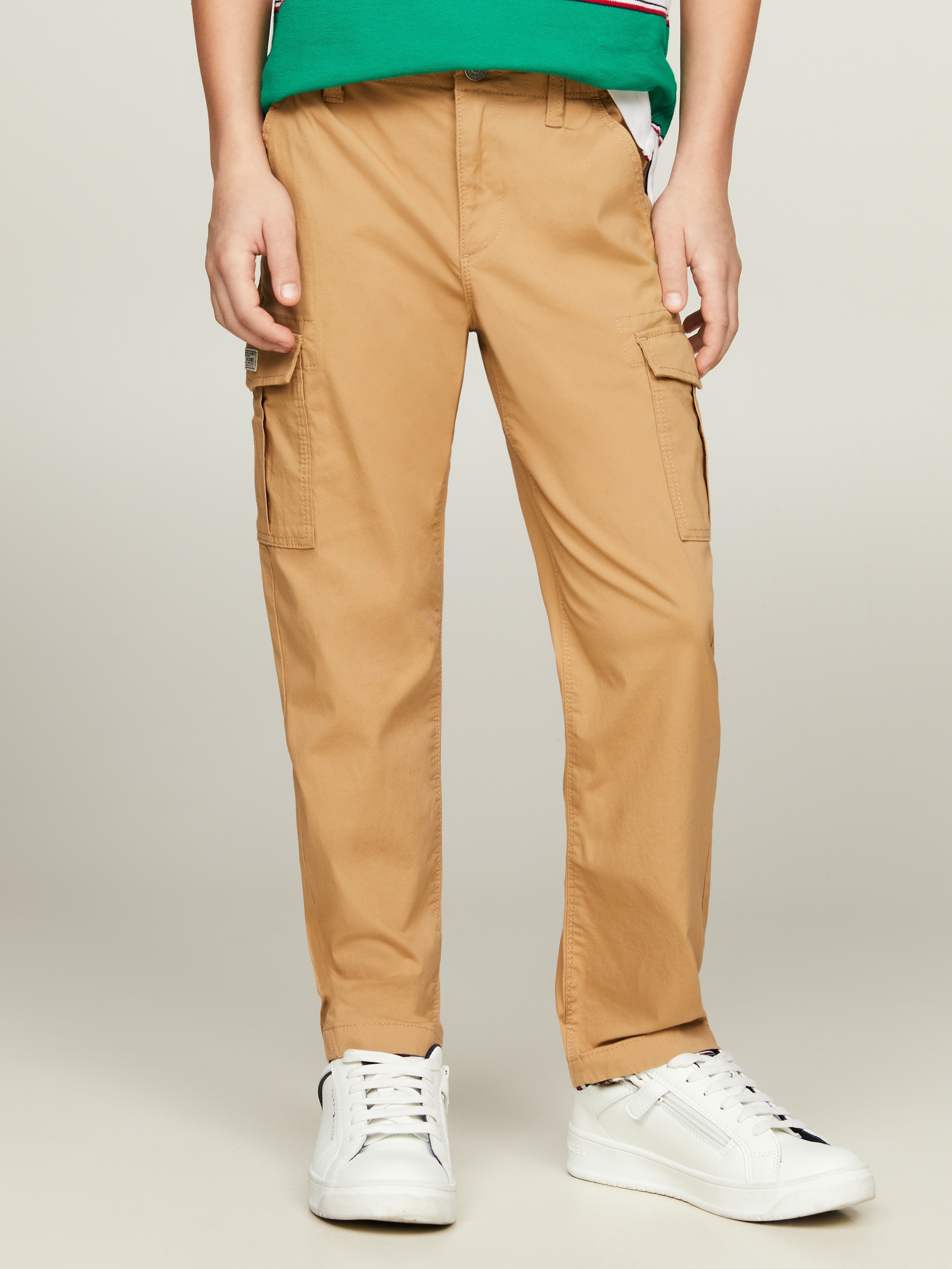 Tommy Hilfiger Webhose »CARGO WOVEN PANTS«  Kinder bis 16 Jahre, Cargotaschen, elastischer Taillenbund
