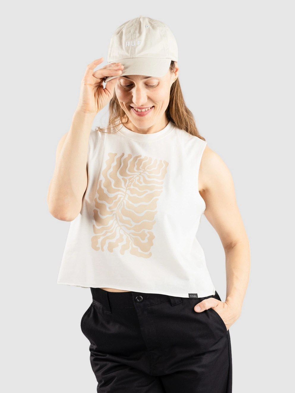 Coal Clara Tank Top egret