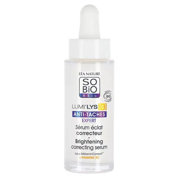 Léa Nature SO BiO étic Lumilys C Sérum Corretor de Luminosidade Anti-Manchas Escuras 30ml
