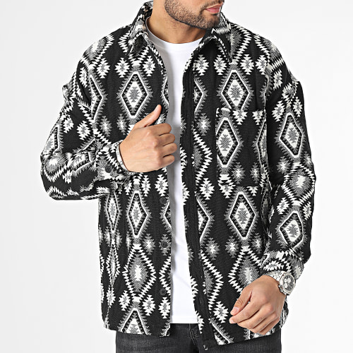 Surchemise Noir Blanc