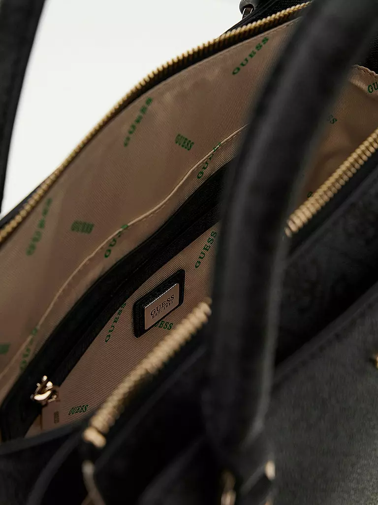 GUESS Tasche - Henkeltasche ECO ERICA schwarz