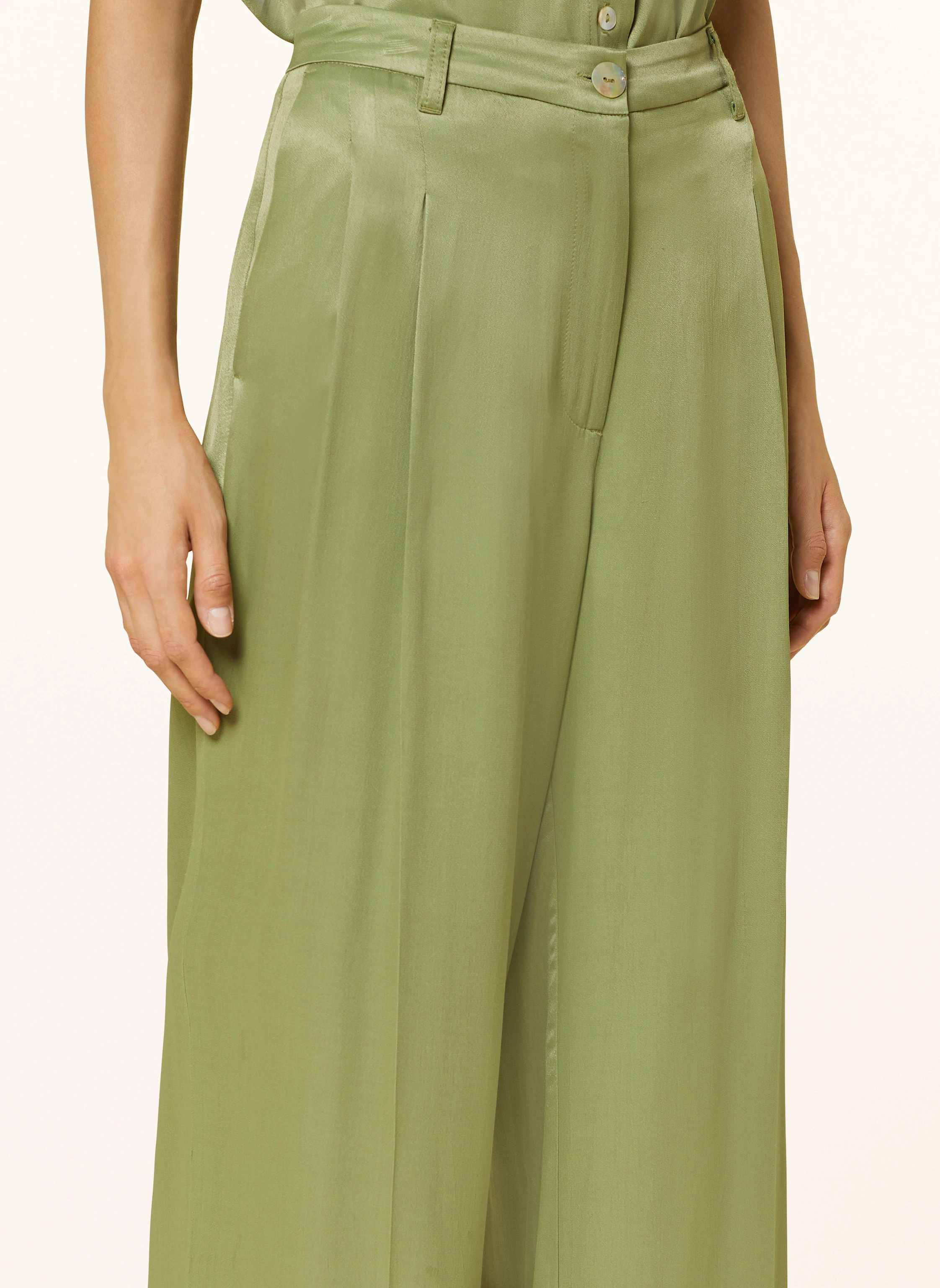 BEAUMONT Marlenehose JAMES aus Satin