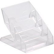 Présentoir pour cartes de visite, plastique dur