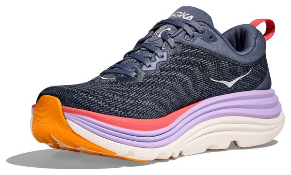 Chaussures Running Hoka Gaviota 5 Bleu/Rose Femme