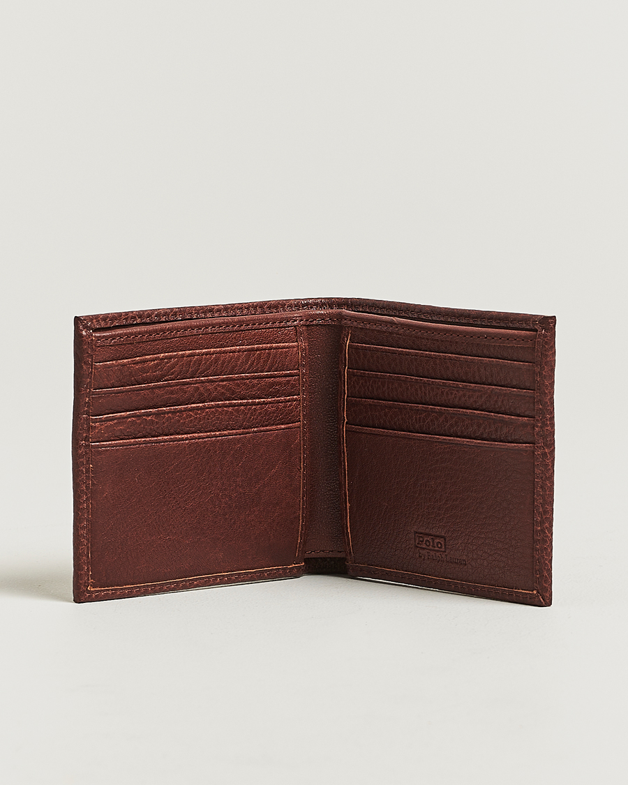 Polo Ralph Lauren Washed Heritage Billfold Wallet British Tan