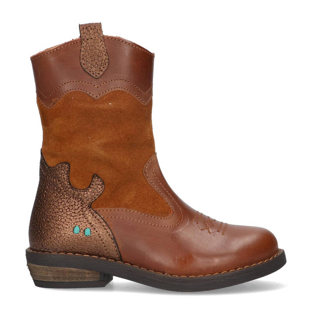 Robin Rodeoleren cowboylaarzen cognac