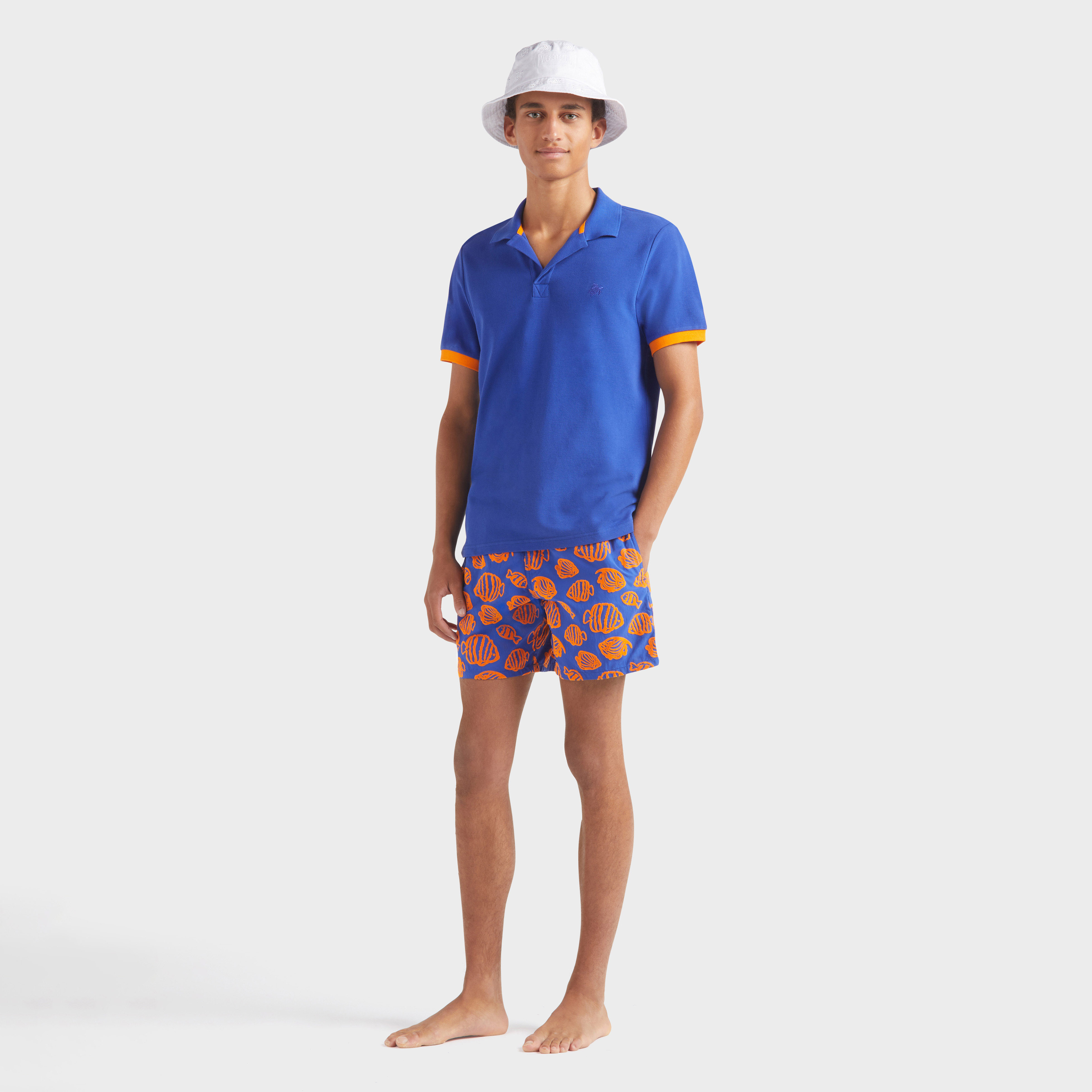Polo en Piqué Coton Organique Homme Uni