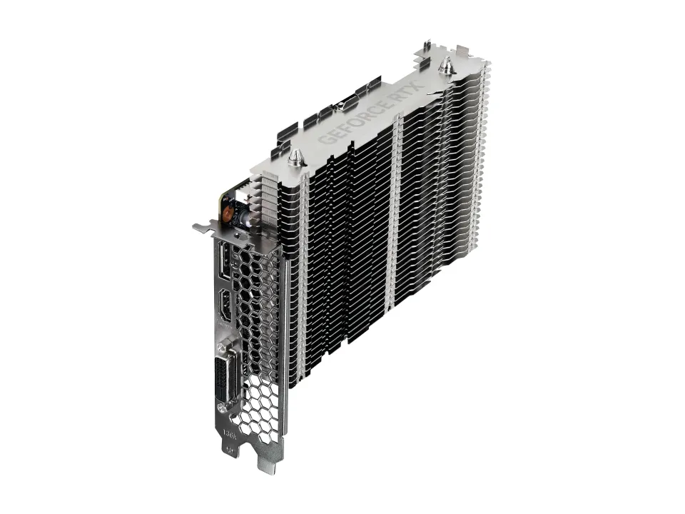 Palit GeForce RTX 3050 KalmX 6GB - Grafikkort - GF RTX 3050 - 6 GB GDDR6 - PCIe 4.0 - HDMI, DVI, DisplayPort - blæserløs
