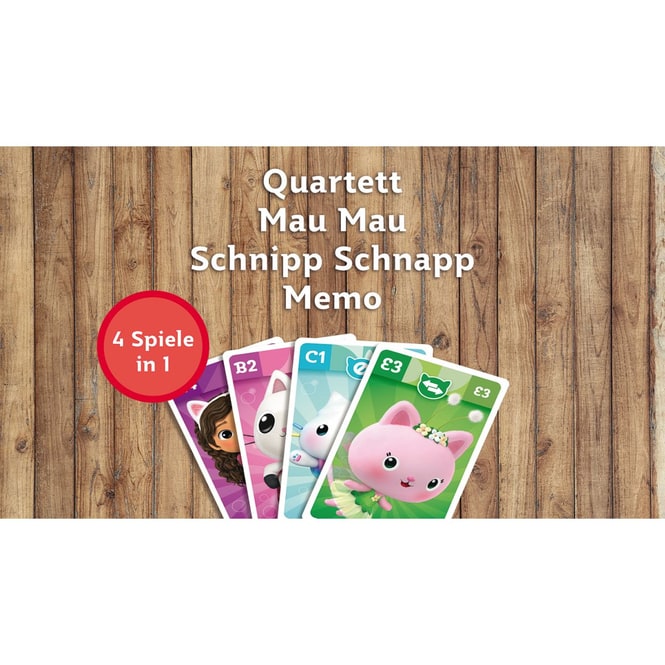 Gabby's Dollhouse - Quartett 4 in 1