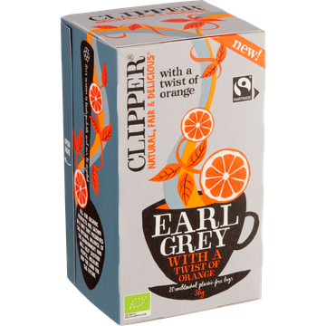 Clipper Earl Grey Orange Organic Tea 20 Zakjes 36 g