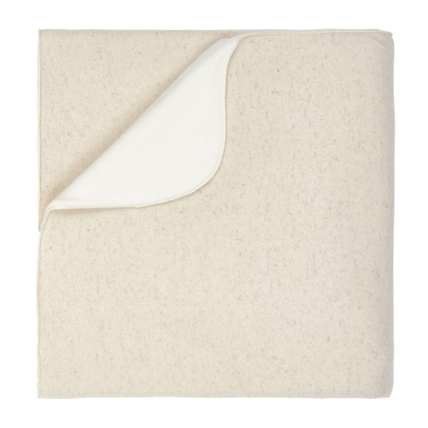 Nanami Cotton / Linen Ledikantdeken - Dubbelzijdig - Naturel