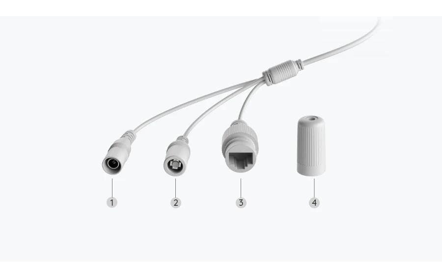 Netzwerkkamera W320 2K+5MP WLAN Überwachungskamera mit intelligenter Erkennung