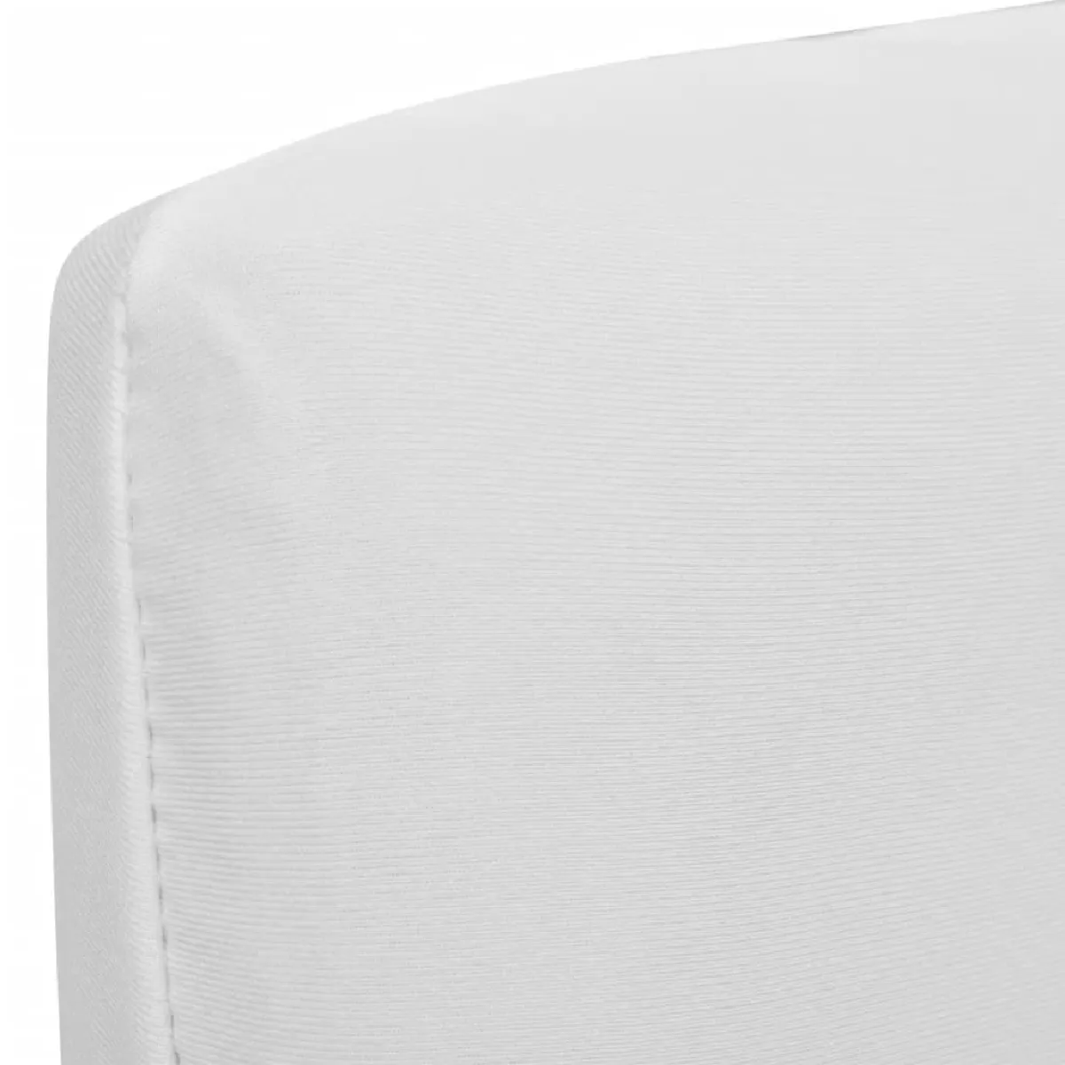 vidaXL Housses extensibles chaise Blanc