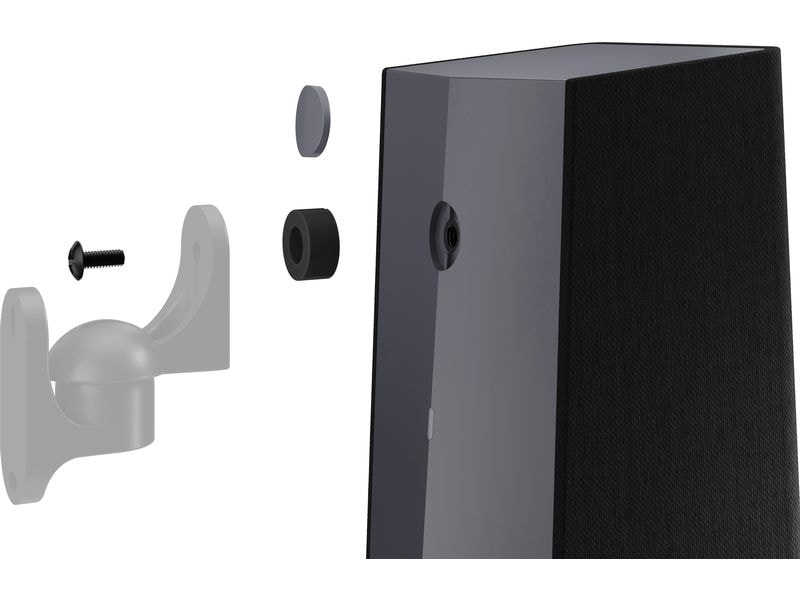 Sharp Home Cinema Speaker Set CPAWS2001 Schwarz Rückwärtige Surround-Lautsprecher
