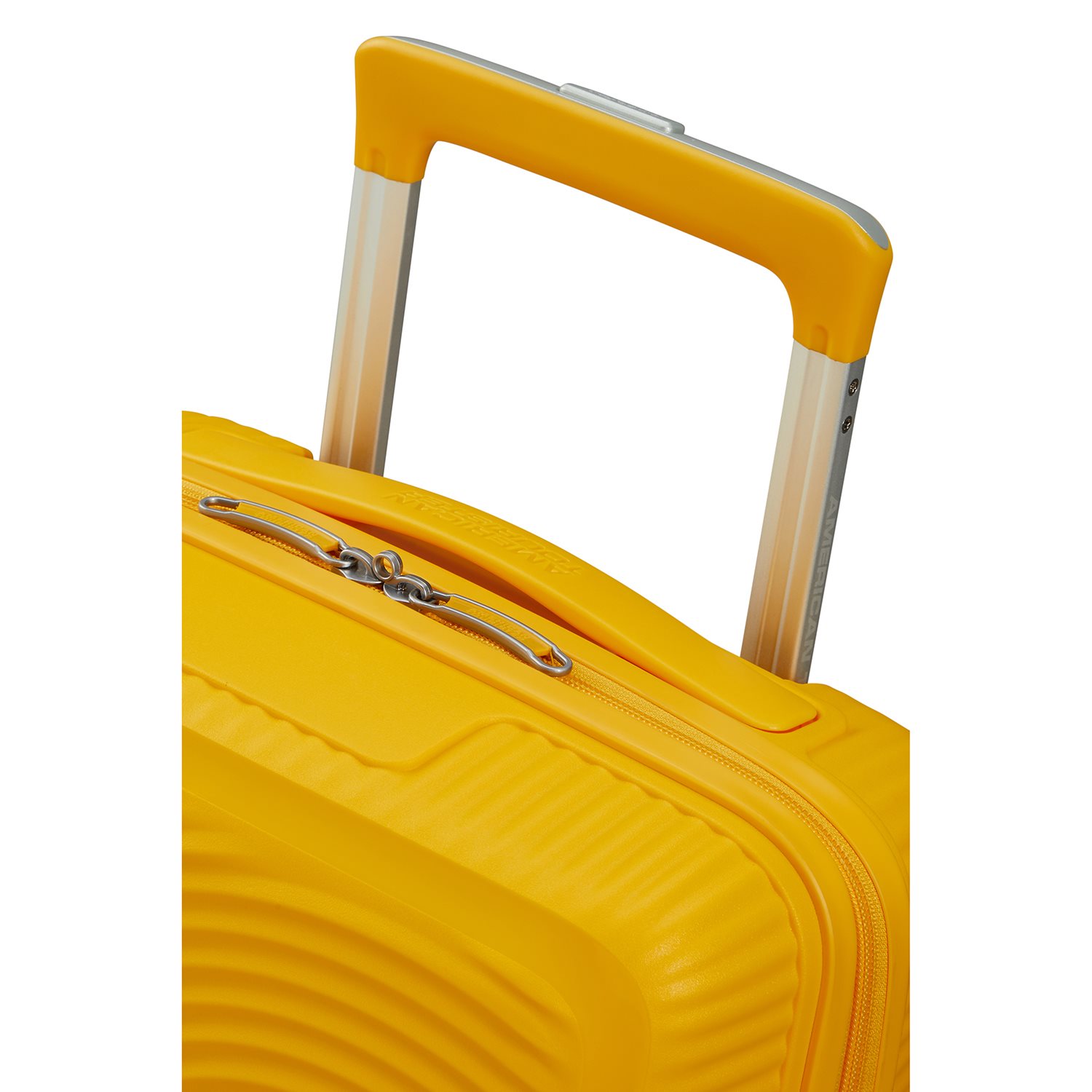 American Tourister Soundbox Mini Spinner 47 golden yellow
