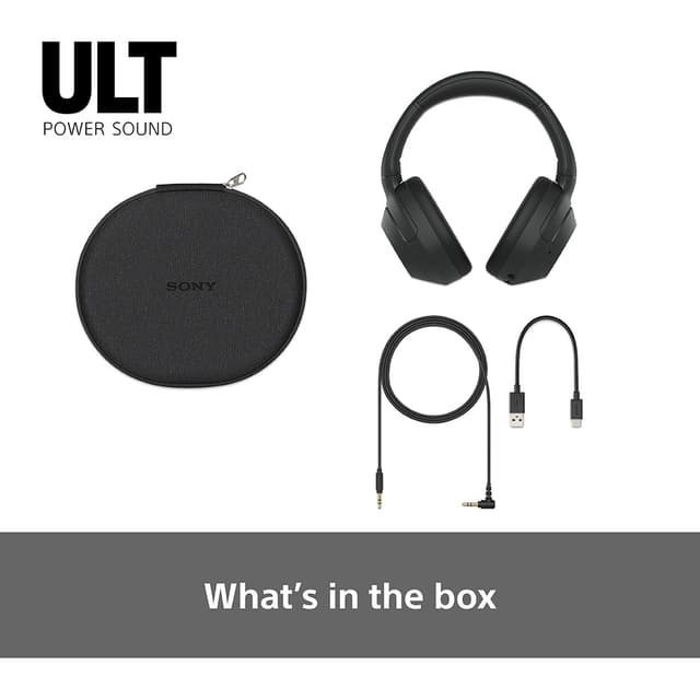 Sony ULT Wear trådløse around-ear høretelefoner (sort)