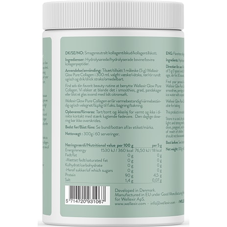 Collagen u. tilsat smag