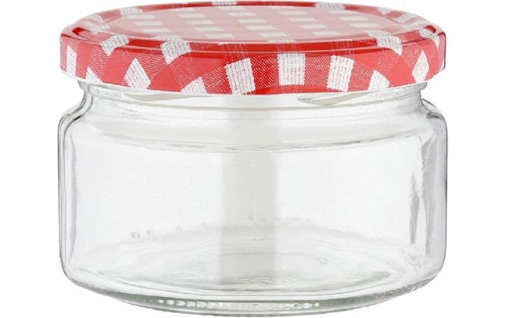 Einmachglas Karo 250 ml, 6 StückEinmachgläser Set