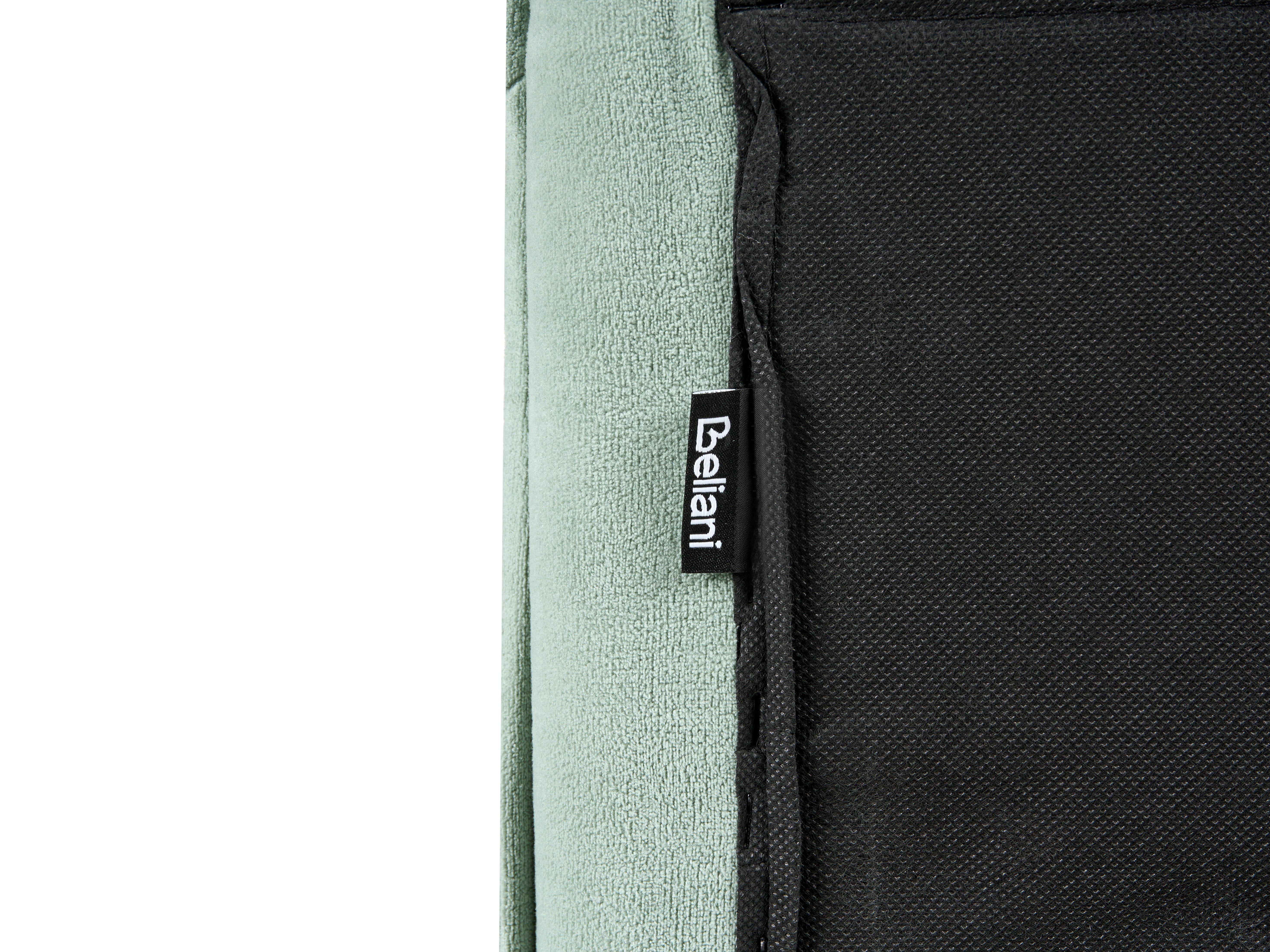 Waterbed Fluweel BAJONNA 180 x 200 cm Mintgroen