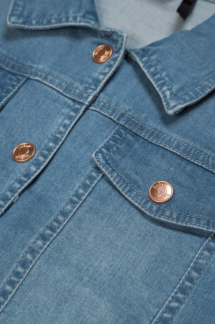 NOBELL blauwe nobell spijkerjas bodil girls denim jacket blue