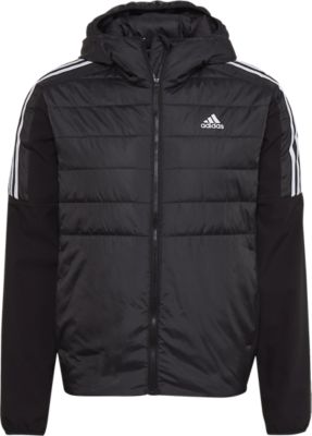 Adidas SportswearEssentials Insulated Hooded Hybrid Jacke - schwarz