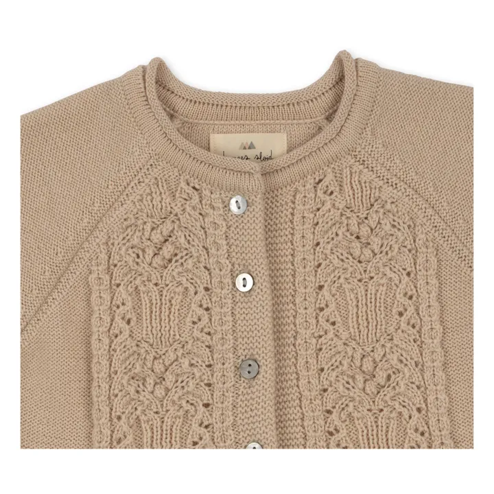 Konges Sløjd Cardigan Mérinos Cabby | Beige