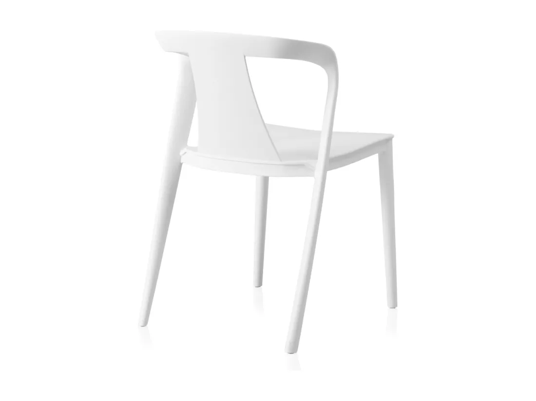 Lot de 4 chaises pp blanches