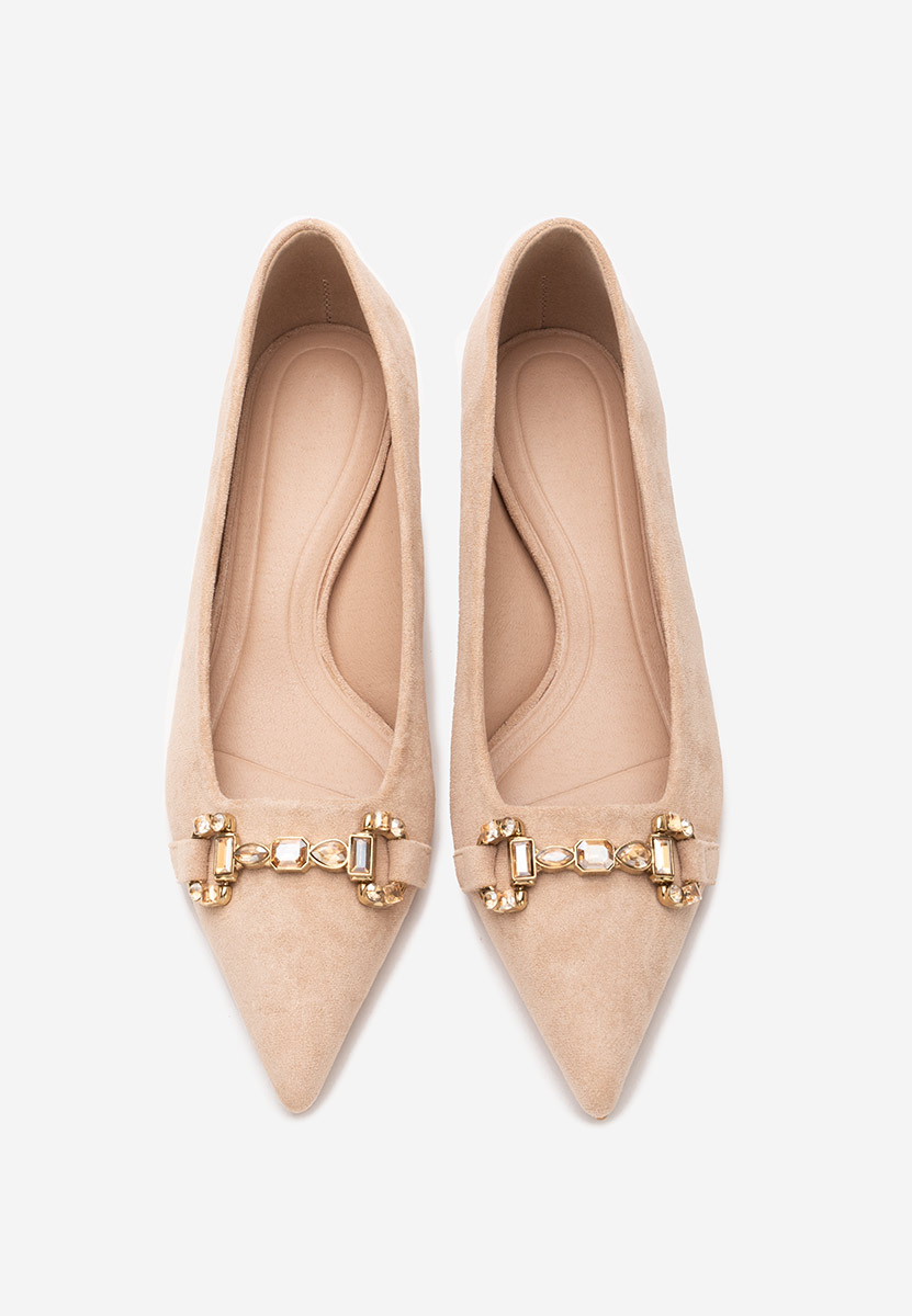 Chaussures stiletto à petit talon kaki Treva