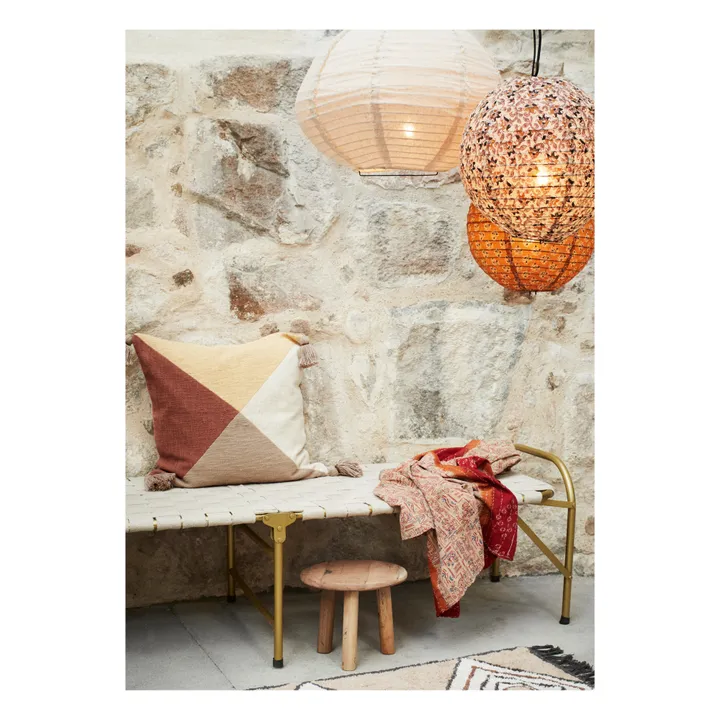 Madam Stoltz Banquette pliable  | Off-White
