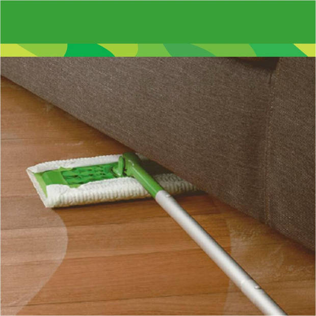 Swiffer Vloerreiniger Starterskit - 1 Dweil, 8 Droge en 3 Vochtige Vloerdoekjes Navullingen