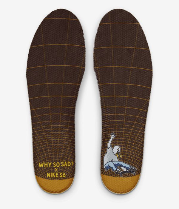 Nike SB x Why So Sad? Bruin High Premium Schuh (light chocolate light blue)