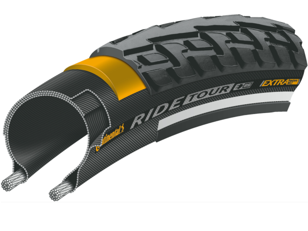 Continental Ride Tour Reflex Cykeldæk, 28x1 3/8 (37-635)