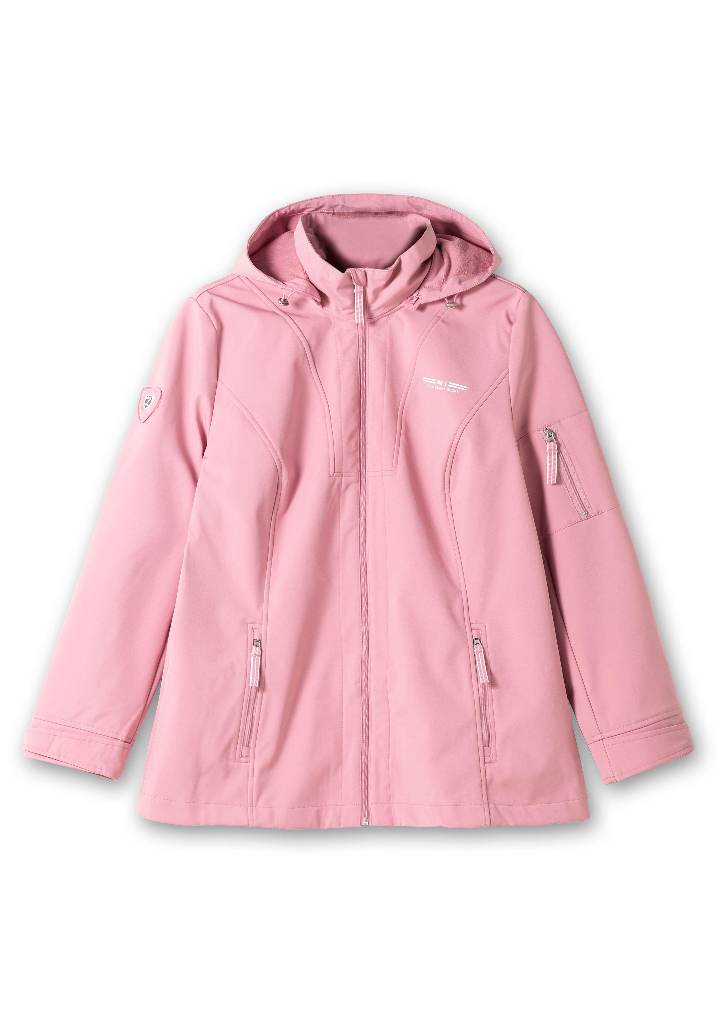 Wind- und wasserabweisende Softshelljacke