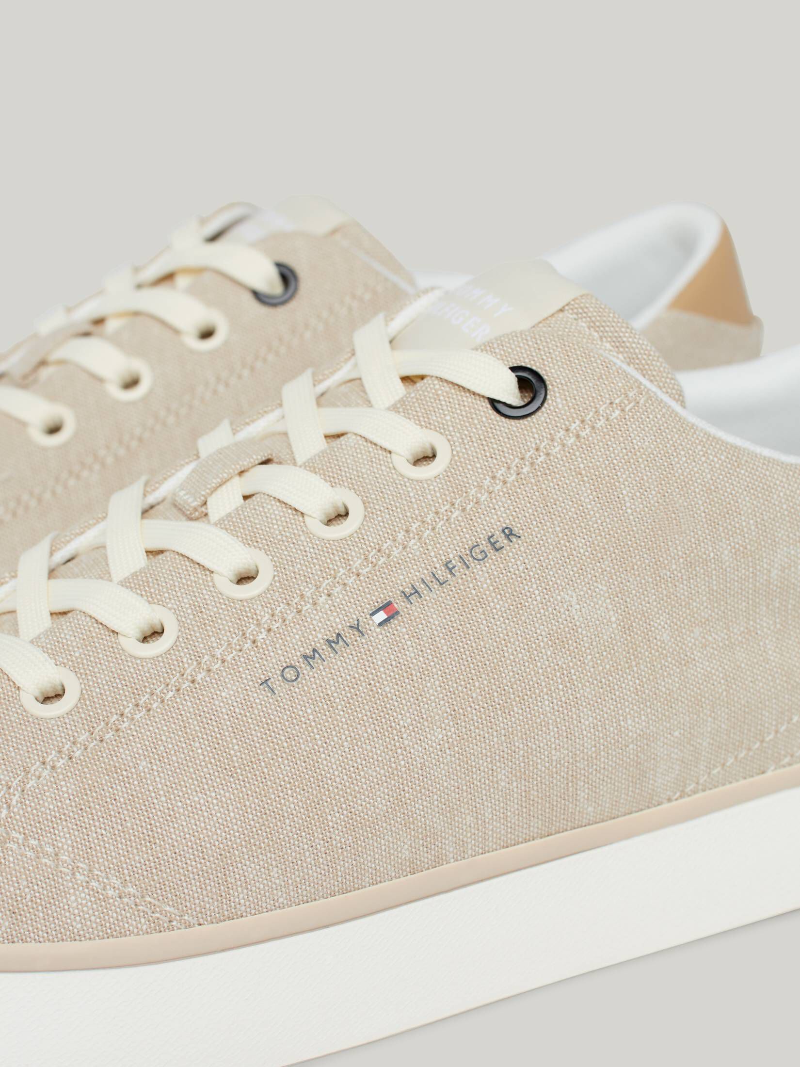 Tommy Hilfiger| Herren Sneaker TH CHAMBRAY aus Leinen
