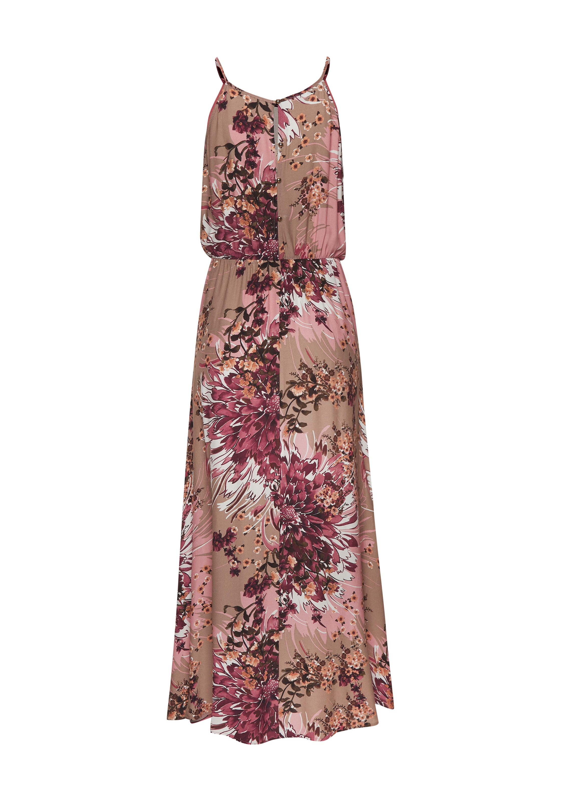 LASCANA Maxikleid mit Alloverdruck, luftiges Sommerkleid, Strandkleid