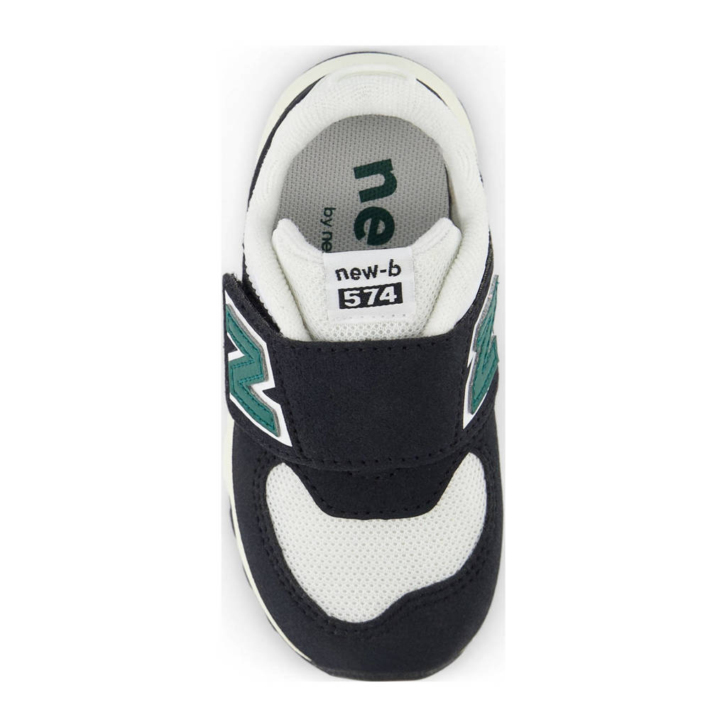 New Balance 574sneakers zwart/wit/petrol